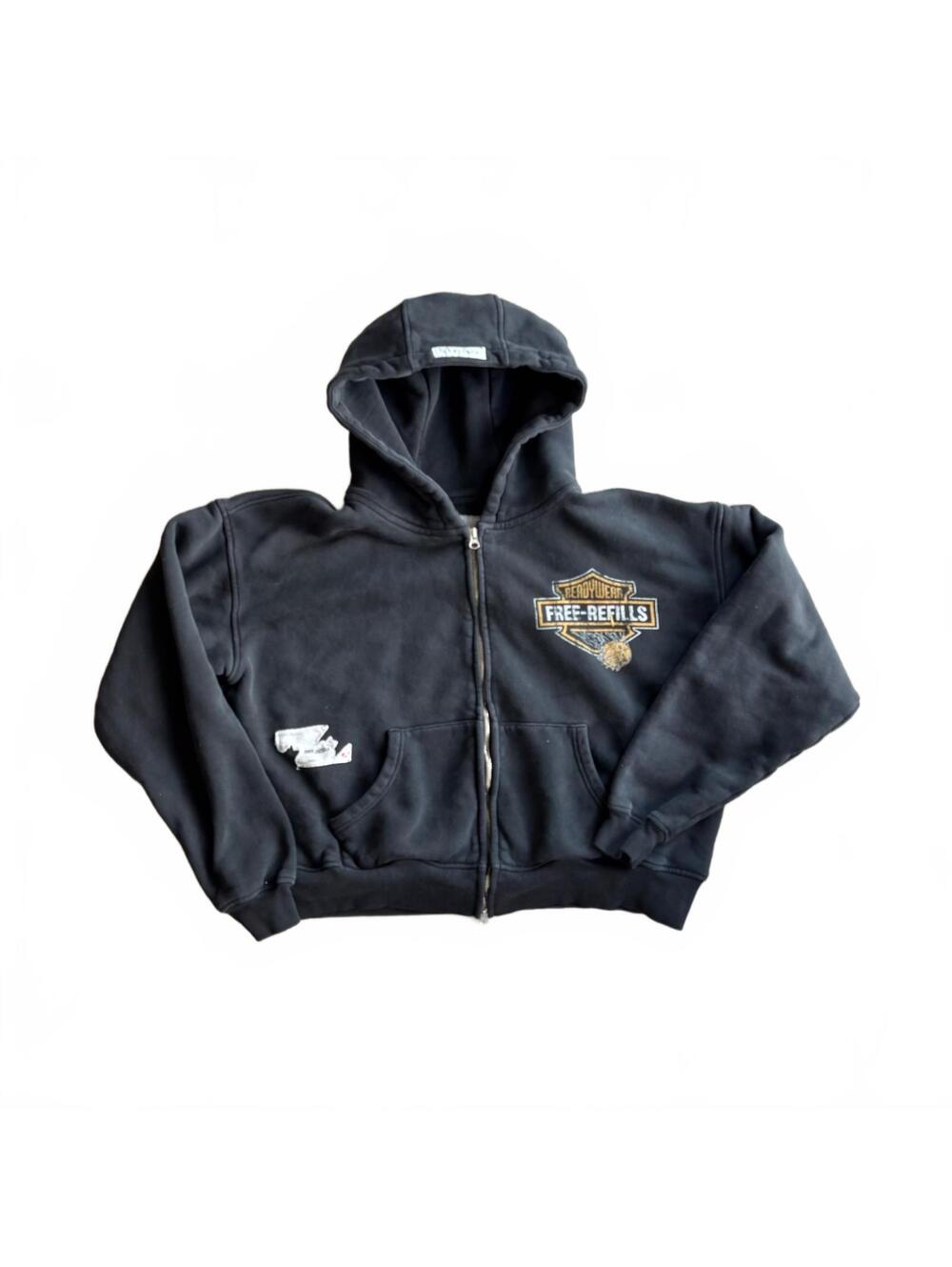 Boxy Free reFILLS Eagle Hoodie Harley Davidson Zipup - Picture 2 of 4